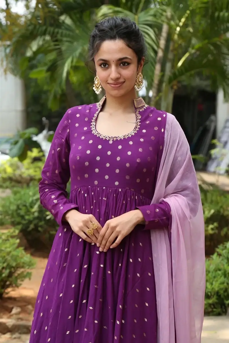 Indian Actress Malvika Nair at Anni Manchi Sakunamule Movie Meet